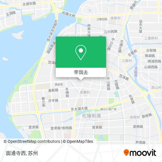 圆通寺西地图