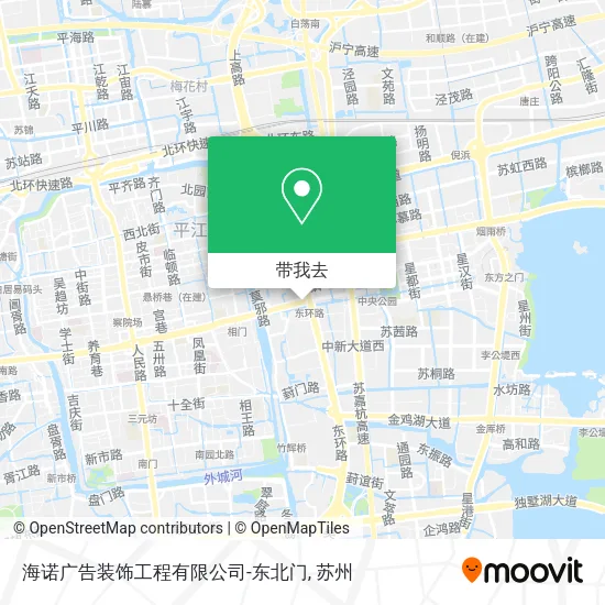 海诺广告装饰工程有限公司-东北门地图