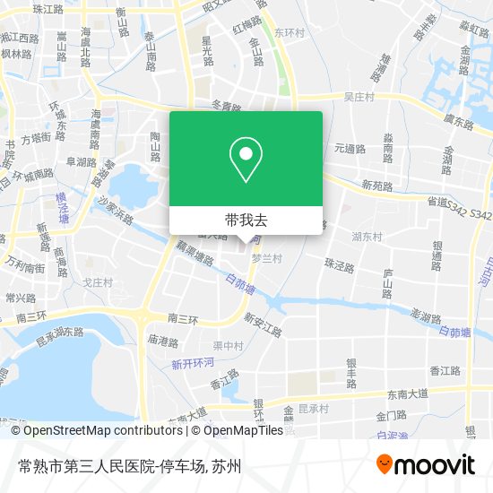 常熟市第三人民医院-停车场地图