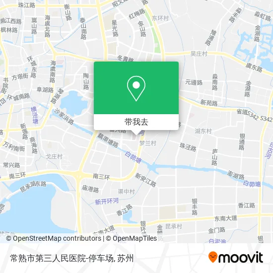 常熟市第三人民医院-停车场地图
