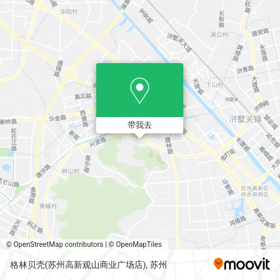 格林贝壳(苏州高新观山商业广场店)地图