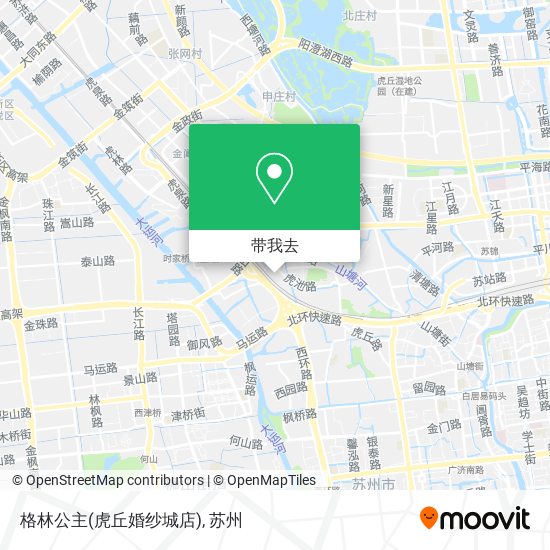 格林公主(虎丘婚纱城店)地图