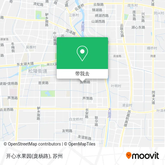 开心水果园(庞杨路)地图