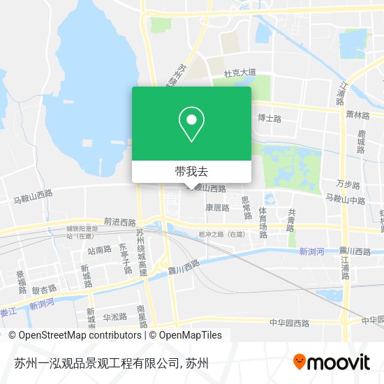 苏州一泓观品景观工程有限公司地图