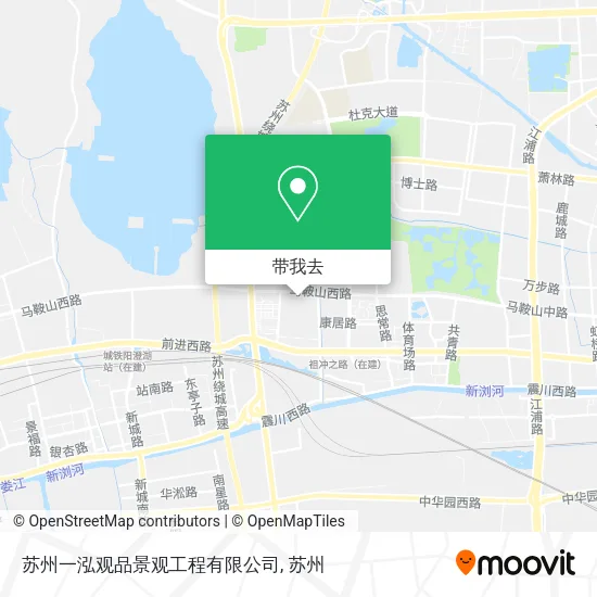 苏州一泓观品景观工程有限公司地图