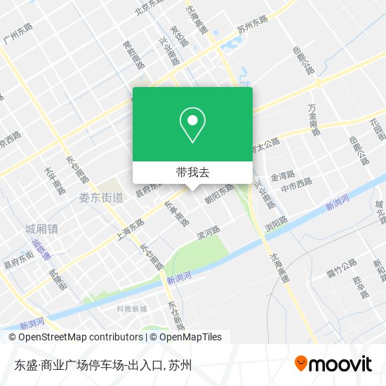 东盛·商业广场停车场-出入口地图