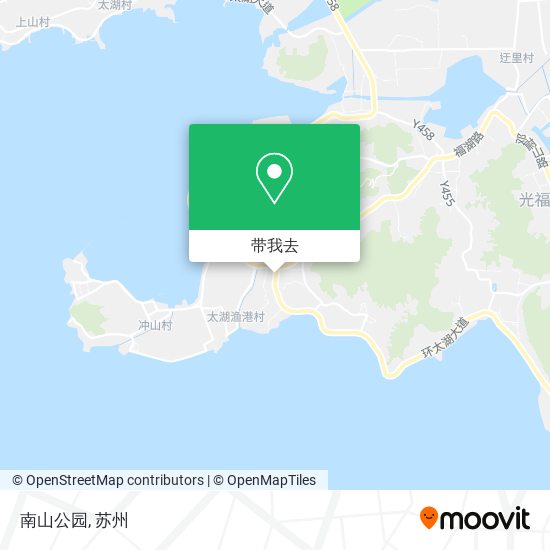 南山公园地图