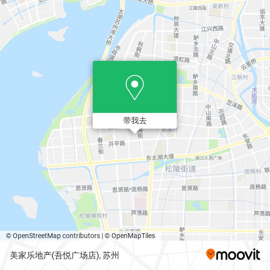 美家乐地产(吾悦广场店)地图