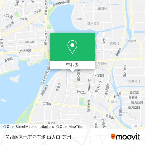 吴越岭秀地下停车场-出入口地图