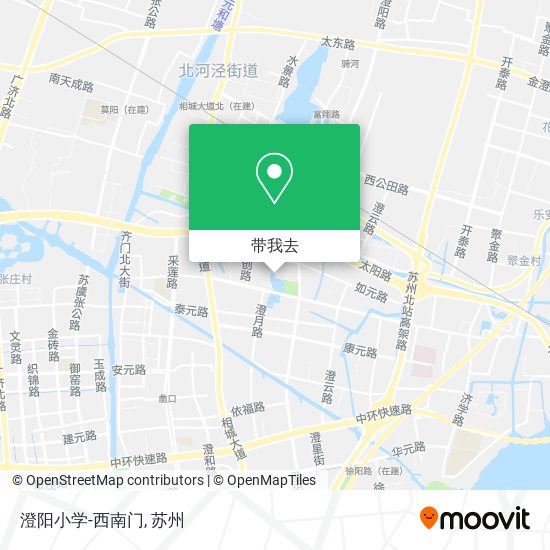 澄阳小学-西南门地图