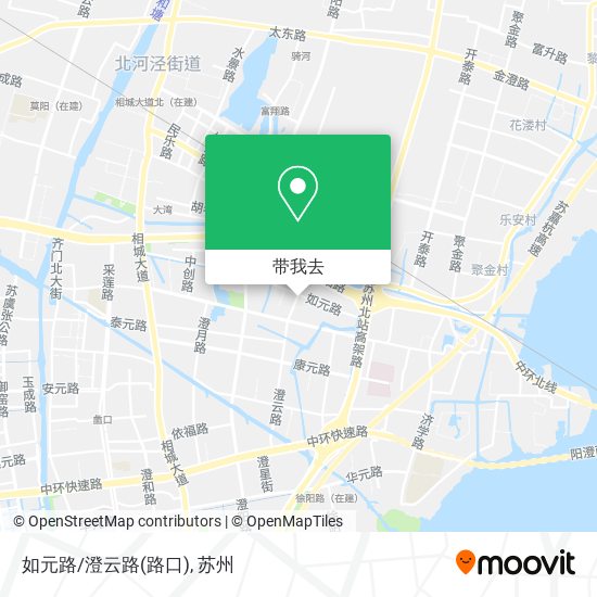 如元路/澄云路(路口)地图