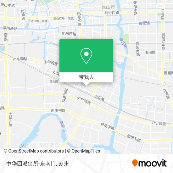 中华园派出所-东南门地图