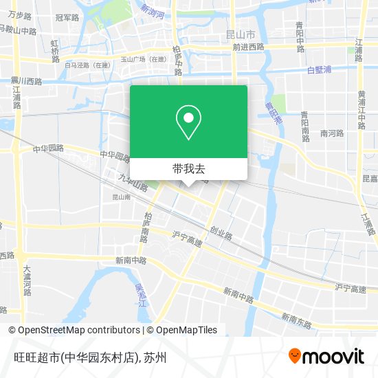 旺旺超市(中华园东村店)地图
