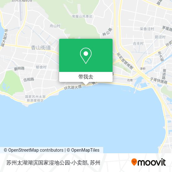 苏州太湖湖滨国家湿地公园-小卖部地图