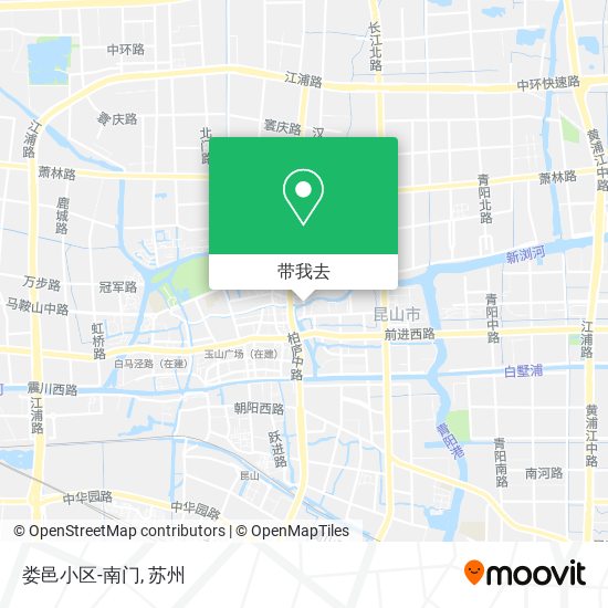 娄邑小区-南门地图