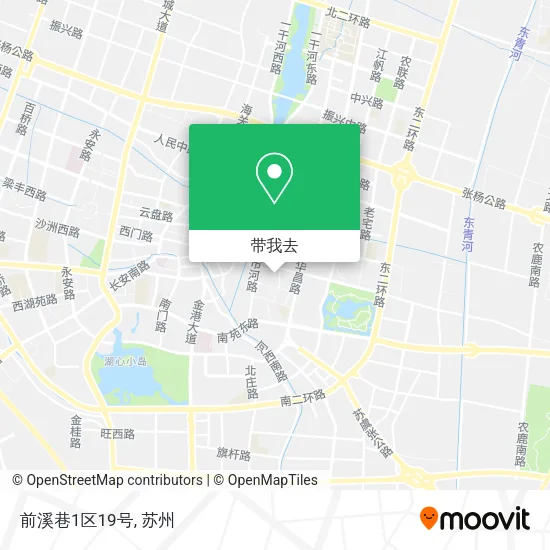 前溪巷1区19号地图