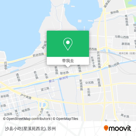 沙县小吃(星溪苑西北)地图