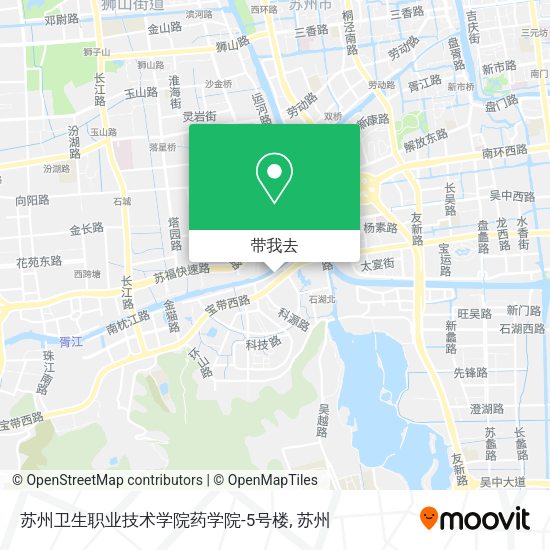 苏州卫生职业技术学院药学院-5号楼地图