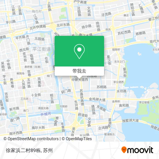 徐家浜二村89栋地图