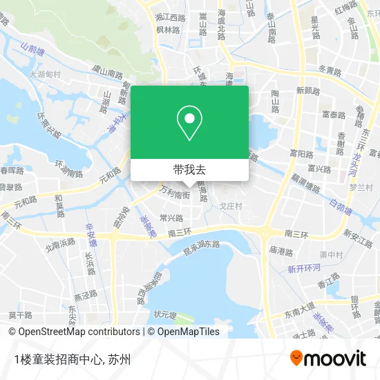 1楼童装招商中心地图