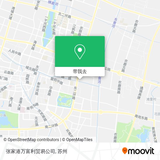 张家港万富利贸易公司地图