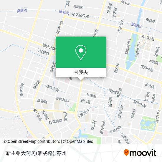 新主张大药房(泗杨路)地图