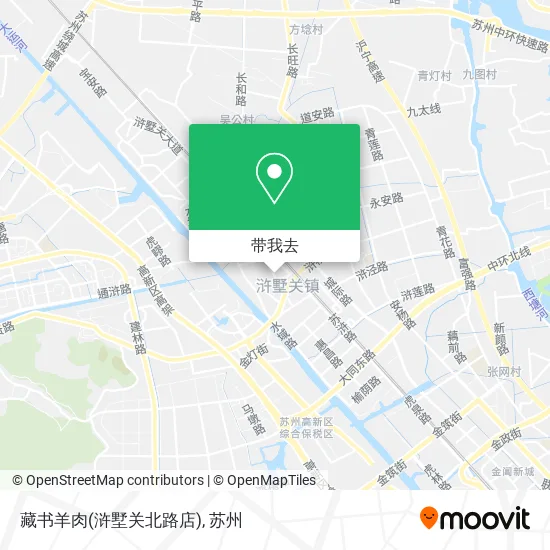 藏书羊肉(浒墅关北路店)地图
