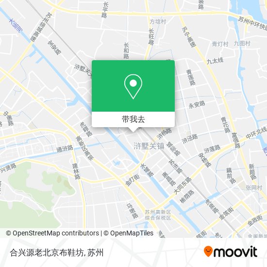 合兴源老北京布鞋坊地图