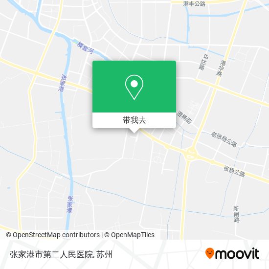 张家港市第二人民医院地图