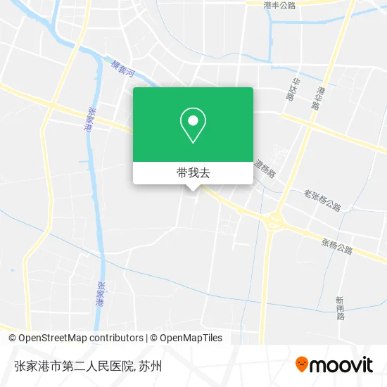 张家港市第二人民医院地图
