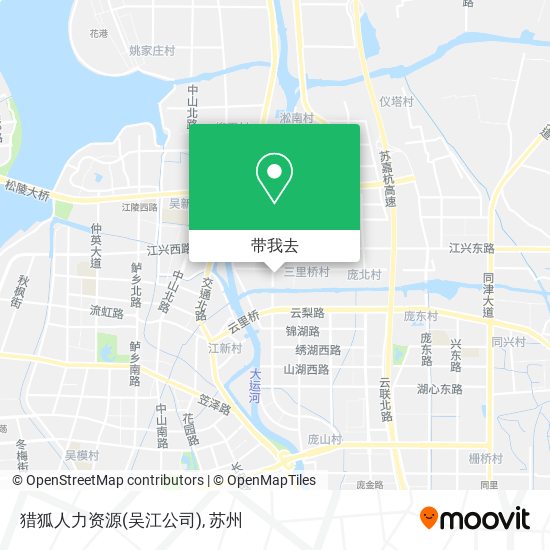 猎狐人力资源(吴江公司)地图