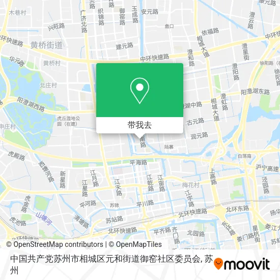 中国共产党苏州市相城区元和街道御窑社区委员会地图