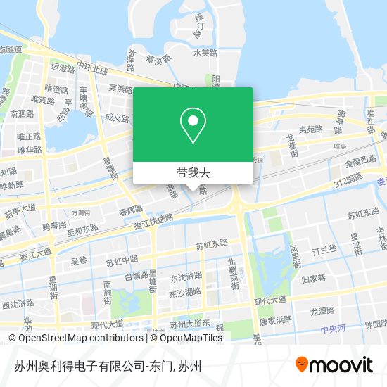 苏州奥利得电子有限公司-东门地图