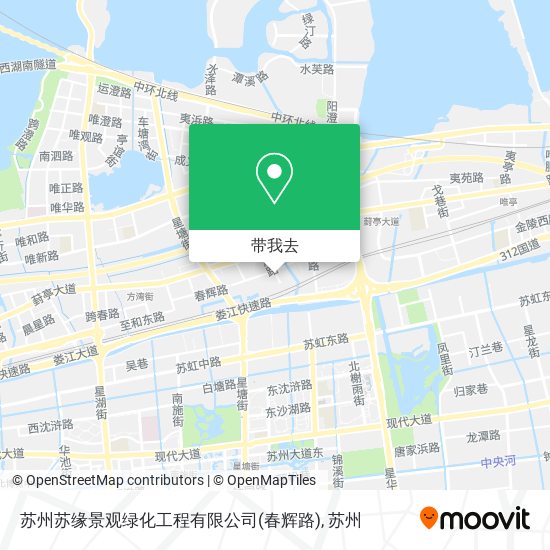 苏州苏缘景观绿化工程有限公司(春辉路)地图