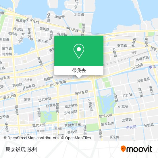 民众饭店地图