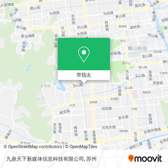 九鼎天下新媒体信息科技有限公司地图
