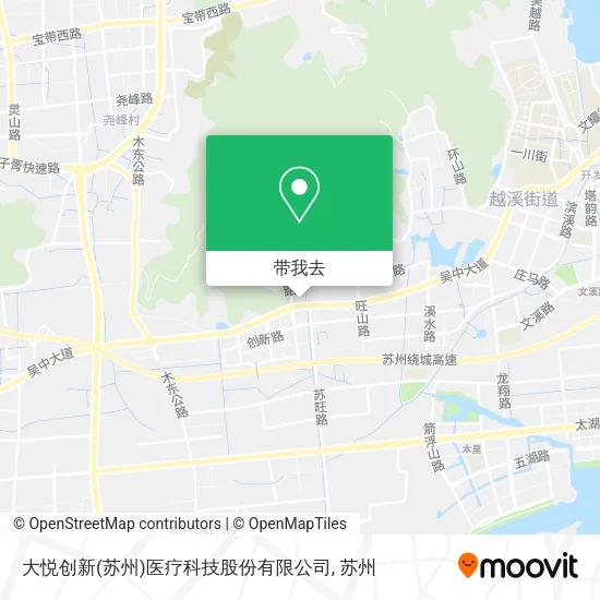 大悦创新(苏州)医疗科技股份有限公司地图