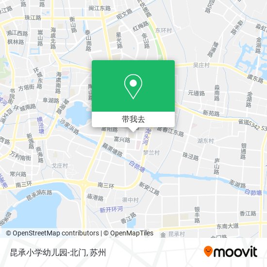 昆承小学幼儿园-北门地图