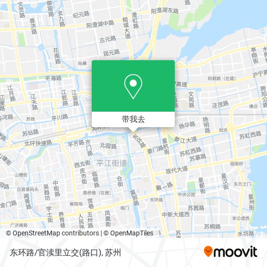 东环路/官渎里立交(路口)地图