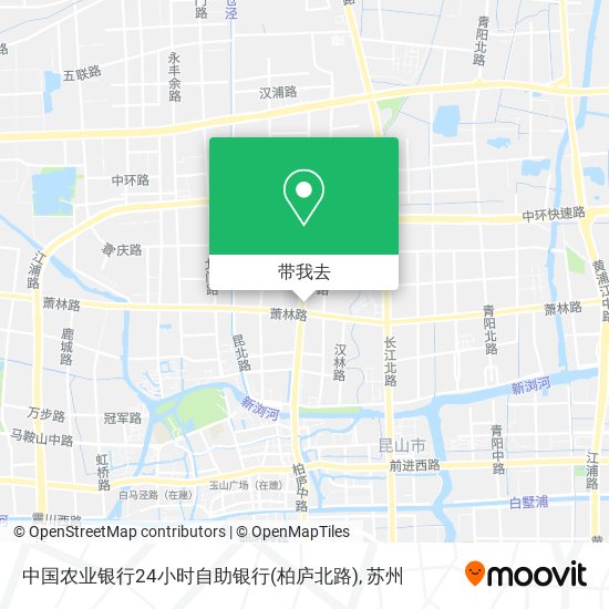 中国农业银行24小时自助银行(柏庐北路)地图