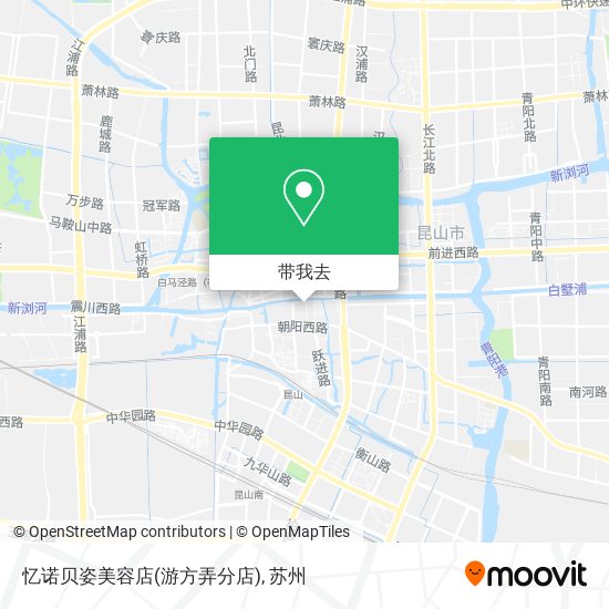 忆诺贝姿美容店(游方弄分店)地图