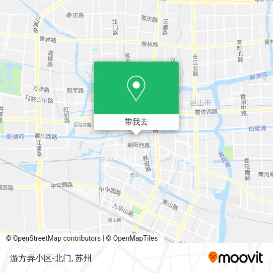 游方弄小区-北门地图