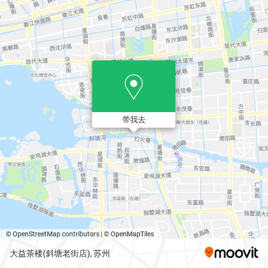 大益茶楼(斜塘老街店)地图