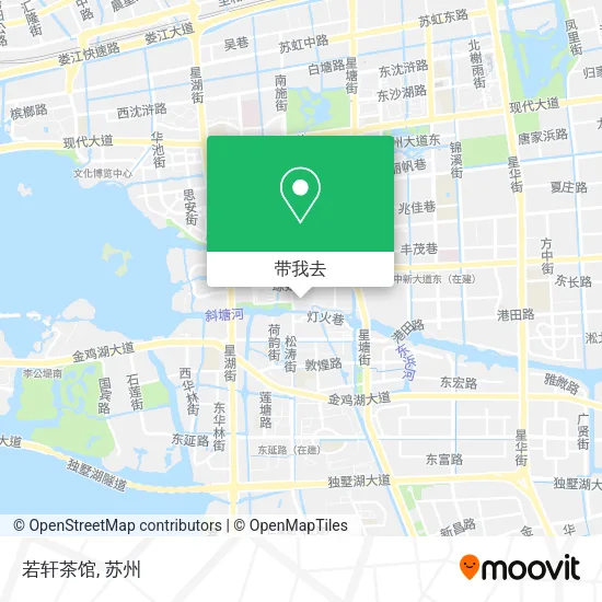 若轩茶馆地图