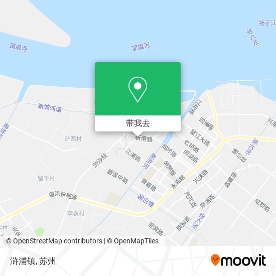 浒浦镇地图