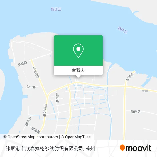张家港市欣春氨纶纱线纺织有限公司地图