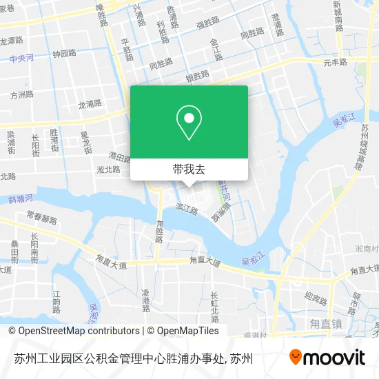 苏州工业园区公积金管理中心胜浦办事处地图