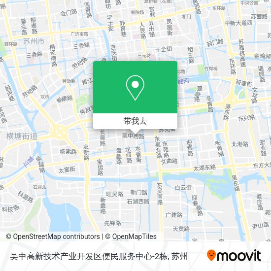 吴中高新技术产业开发区便民服务中心-2栋地图