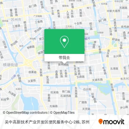 吴中高新技术产业开发区便民服务中心-2栋地图