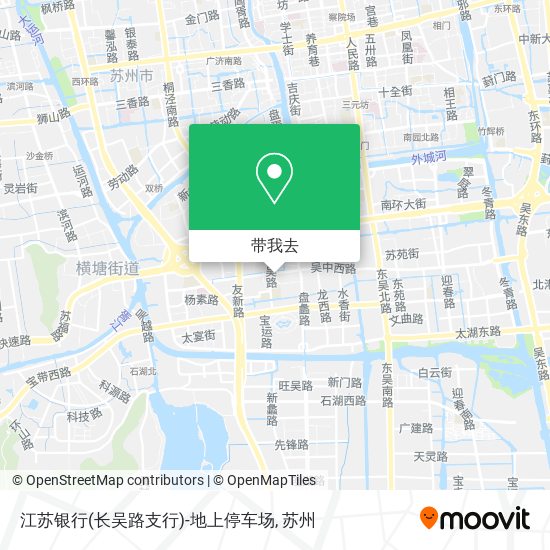 江苏银行(长吴路支行)-地上停车场地图
